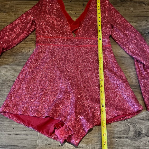 NBD x Naven Stella Romper – Hot Pink Sequin – NWT Size Small - Picture 10 of 16
